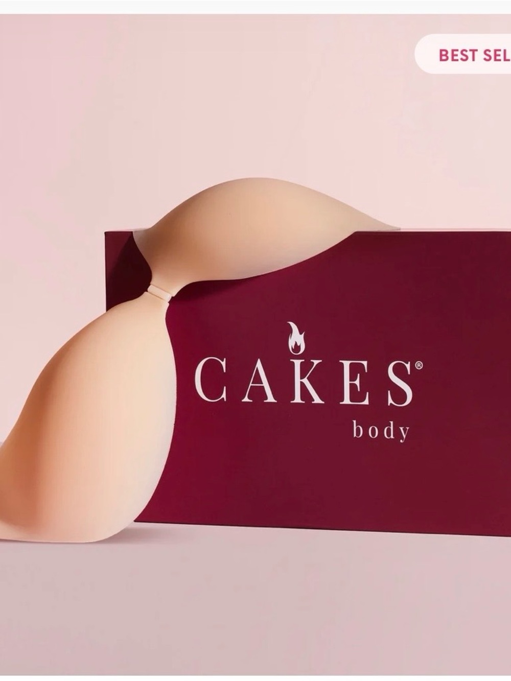 Cake Nude Adhesive Strapless Sticky Bra